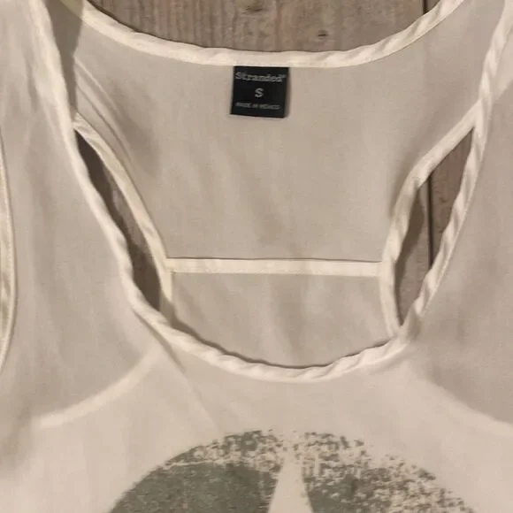 Stranded Small Sheer Tank Tunic - Picture 2 of 5